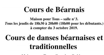 Cours de Béarnais à Gan
