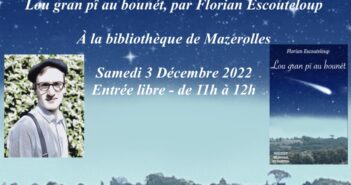 Nouveauté: « Lou gran pî au bounét ».